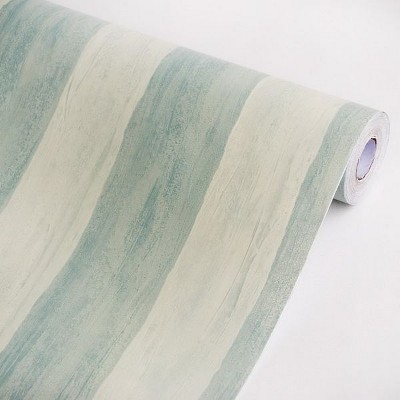 Retro Stripes Peel and Stick Wallpaper – 17.7” x 394” Waterproof Vinyl Wall Decor, Wall Sticker Roll for Living Room, Bedroom, Bathroom