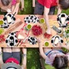 Hachikiko 192 Pcs Soccer Birthday Party Supplies, Soccer Themed Party Decorations Soccer Party Favors Packs Disposable Tableware for Kids - 4 of 4
