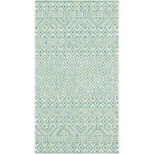 Courtyard CY8235 UV & Stain Resistant Non-Shedding Power Loomed Indoor/Outdoor Rugs - Safavieh - 1 of 4