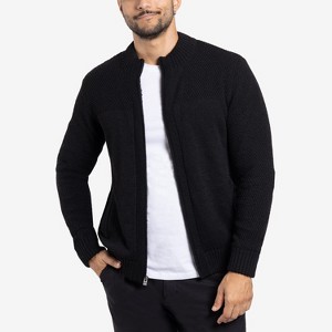 X RAY Mens Zip Up Cardigan Sweater - 1 of 4