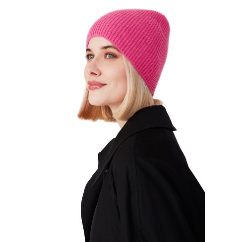 Knitted Beanie Womens, Beanie - Neon knit