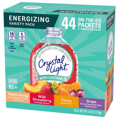 Crystal Light On The Go Energy Variety Pack - 44ct Packets