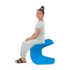 ECR4Kids Wave Seat, 18in - 19.6in Seat Height, Perch Stool, 2-Pack - 3 of 4