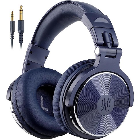 OneOdio Pro10 Wired Over Ear Headphones Hi-Res Studio Monitor & Mixing DJ and 1/4 to 3.5mm Jack for AMP Computer Recording Podcast Guitar (Dark Blue) - image 1 of 4