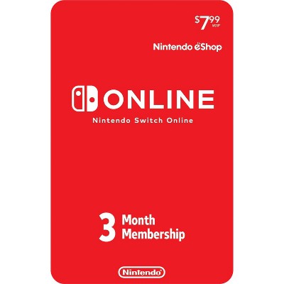 Nintendo online one month on sale code