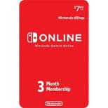 Nintendo Switch Online 3-Month Individual Membership (Digital)