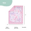 The Peanutshell Butterfly Song Crib Bedding Set and Stuffie Plush Toy - 4 Piece Set - 3 of 4