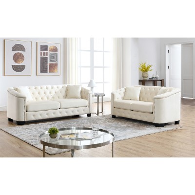 TiramisuBest 3-seater + 2-seater Combination sofa,Beige