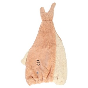 Unique Bargains Teenager Fish Shape Lightweight Strong Absorbent Hair Drying Towel 1 Pc - 1 of 4