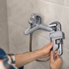 VEVOR Pipe Wrench, 24" Aluminum Straight Pipe Wrench, Adjustable Plumbing Wrench, with High Strength Jaw and Ergonomic Handle, Easy to Carry, Silver - 2 of 4