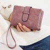 FATMOON Women's Wallets - RFID Blocking PU Leather Wallet - Stylish Compact Bifold Design with Detachable Wrist Strap for Everyday Carry - 2 of 4