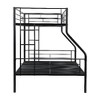Kumasinova Metal Bunk Bed, Strong Steel Bed Frame with Safe Stairs, Modern Space-Saving Bunk Bed for Teens and Adults, 13" Under-Bed Storage - 3 of 4