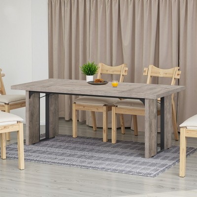 MAYEERTY Rectangular Dining Table, 71" Farmhouse Breakfast Table for 6 to 8 People
