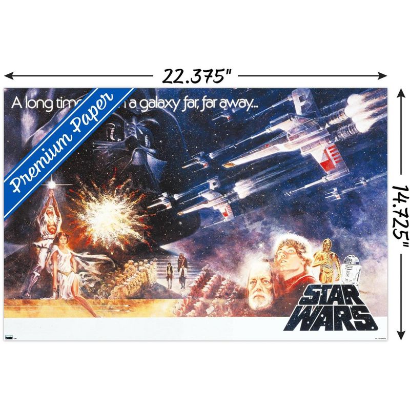 Trends International Star Wars: A New Hope - Horizontal One Sheet Unframed Wall Poster Prints, 3 of 7