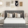 FDW 6 inch Bamboo Charcoal Memory Foam Mattress Cooling Gel Infused CertiPUR-US Certified Breathable Bed Mattress for Cooler Sleep,White - 2 of 4