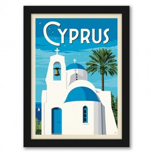 Americanflat - Cyprus by Anderson Design Group - Black Frame 24"x36" - 1 of 4