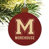 Morehouse College Primary Logo Wood Christmas Tree Holiday Ornament - 4 of 4