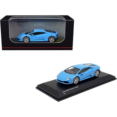 Lamborghini Huracan Coupe Light Blue 1/64 Diecast Model Car by Kyosho