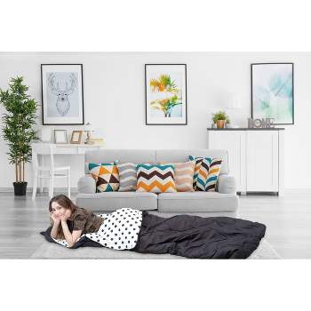Twin XL Nicki Kids' Sleeping Bag Black - Chic Home Design