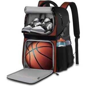 Basketball Bag Backpack with Separate Ball Pocket and Shoe Compartment, Large Capacity Sports Gym Bag - 1 of 4