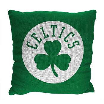 14"x14" NBA Boston Celtics Invert Double Sided Jacquard Decorative Pillow - 2pk