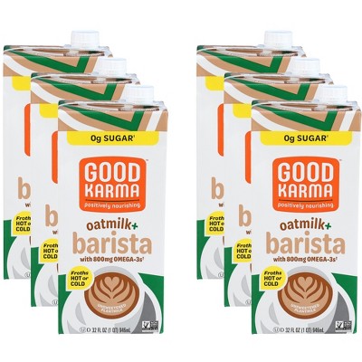 Good Karma Oatmilk Barista Unsweetened Plantmilk -32 fl oz