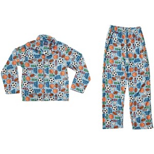 Prince of Sleep Boys Velour Pajama Coat Sets - 1 of 1