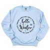 Simply Sage Market Hello Winter Circle Sweatshirt - 2 of 4
