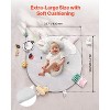 Baby Play Gym Mat Tummy Time Activity Mat with 5 Sensory Toys 39.1" x 32.7" - 4 of 4