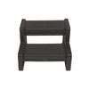 Vinyl Works 22 Inch Junior Resin Multi Purpose Home Garden Garage Spa and Hot Tub Steps, Mocha - 2 of 2