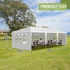 1pc Outdoor Event Tent with Iron Frame and  Removable Sidewalls, No Furniture Included - Coolbibila - 4 of 4