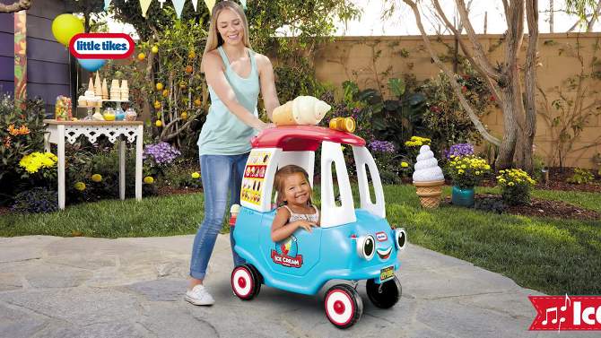 Little Tikes Cozy Ice Cream Truck Ride-On, 2 of 13, play video