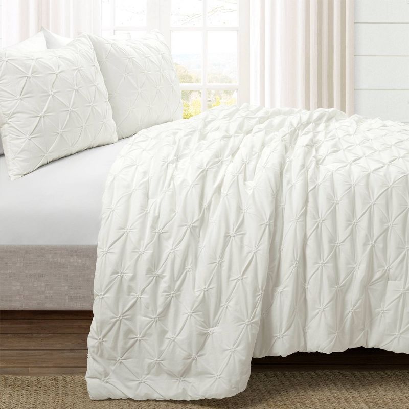 Lush Decor 3pc Arvelo Pintuck Comforter Bedding Set, 2 of 8