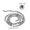 Unique Bargains Sparkly Faceted Durable Waterproof Loose Small Round Beads 10 Pcs - 2 of 4