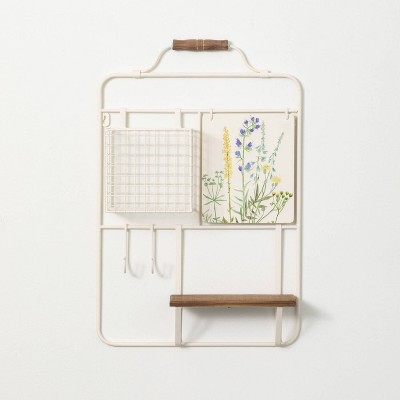 Sullivans Wall Shelf With Herb Motif 23.5"H Multicolored