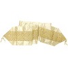 Wrapables 94 x 12 Inch Champagne Sequined Table Runner with Tassels - image 3 of 4