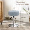 Arceso Adjustable Vanity Stool, 360° Swivel Faux Leather Stool for Makeup Room, Bathroom & Living Room - 2 of 4