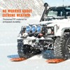VEVOR 10 TON Traction Boards with PP Material, Recovery Boards for Off-road Vehicles/Cars/Pickups/SUVs/RVs, Pair Tire Traction Mats on Snow, Orange - 3 of 4