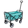 Grungis 3-in-1 Folding Wagon for Camping,Rolling Cart with All-Terrain Wheels,Dual-Layer Storage Beach Wagons for Camping Shopping - 2 of 4