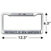 University of New Hampshire School Logo Full Size Standard License Plate Metal Frame - 4 of 4