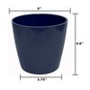 5″ Self-Watering Eco Bamboo Pot – Biodegradable Plastic-Free Planter - 2 of 4
