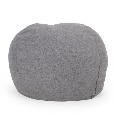 Vynxaria Kavel 3-Foot Rounded Bean Bag - Stylish Comfort for Every Space