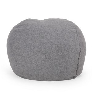 ?Vynxaria Kavel 3-Foot Rounded Bean Bag - Stylish Comfort for Every Space - 1 of 4