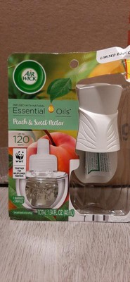 Air Wick Vibrant Scented Oil Air Freshener Refill - Nectarine & Paradise -  1.34 Fl Oz/2pk : Target