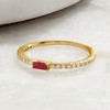 RS Pure by Ross-Simons 0.10 Carat Ruby and .19 ct. t.w. Diamond Ring in 14kt Yellow Gold - 4 of 4