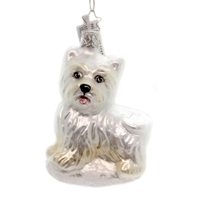 Inge Glas Schlecki The Scottie Dog Puppy Ornament  -  Tree Ornaments