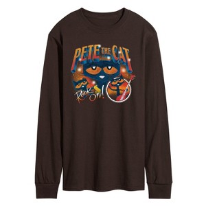 Men's - Pete the Cat - Collage Long Sleeve Graphic T-Shirt - 1 of 3
