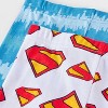 Toddler Boys' 4pc Superman Cotton Long Sleeve Pajama Set - Blue/White/Red - 4 of 4