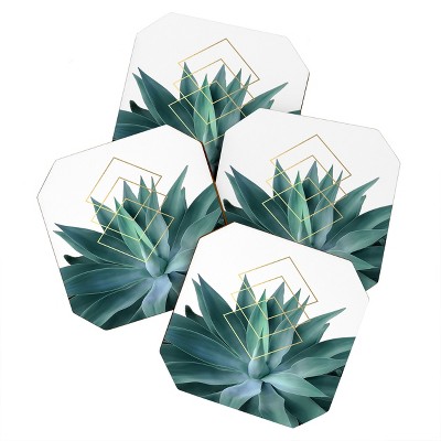 Gale Switzer Agave Geometrics Set of 4 Coasters - Deny Designs