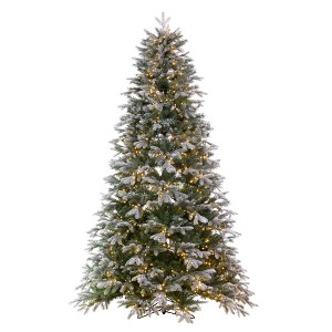 Vickerman Artificial Frosted Douglas Fir Christmas Tree - 1 of 4